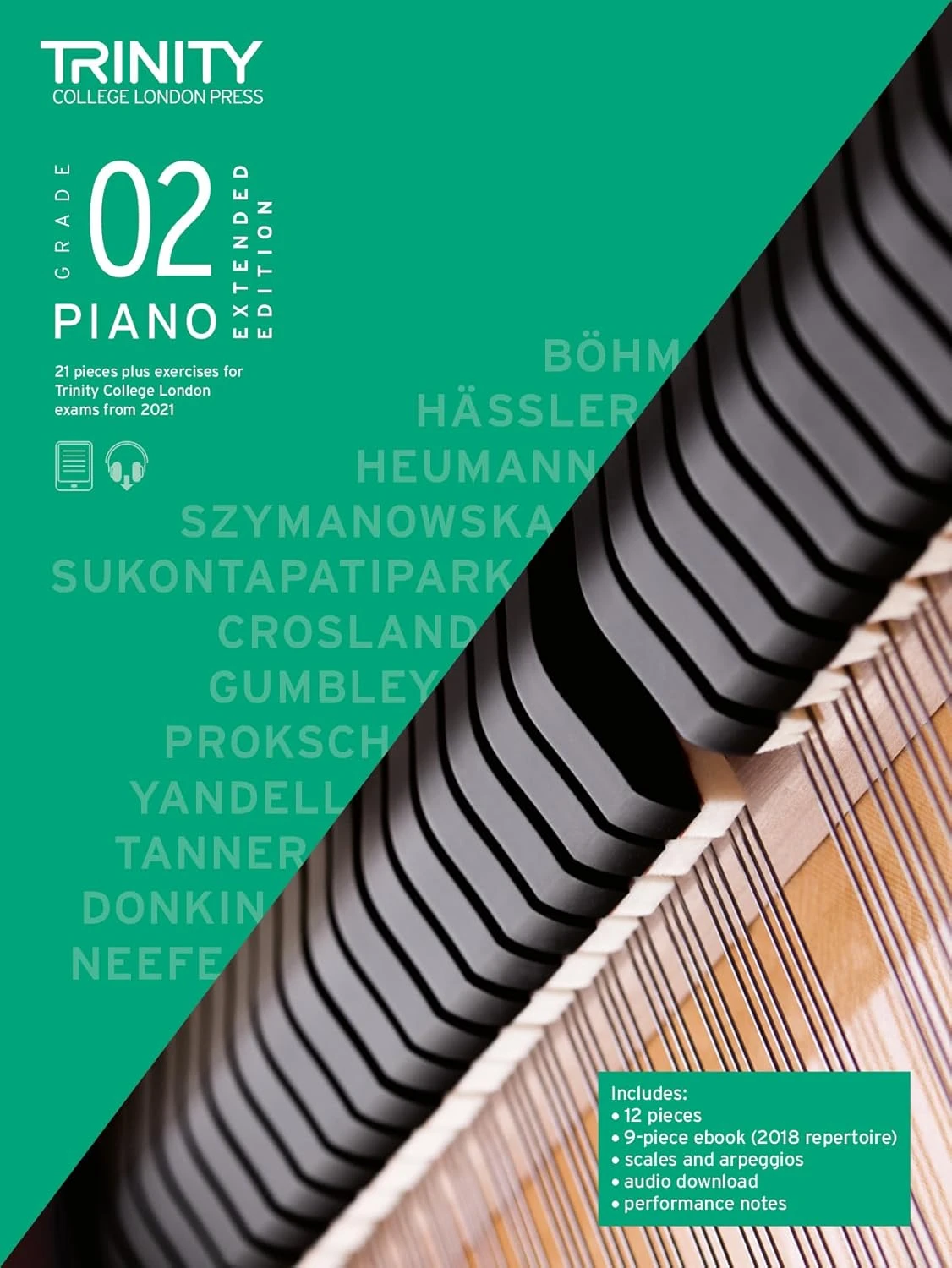 Trinity Piano Exam Pieces Plus Exercises from 2021-2023 Grade 2 - Extended Edition