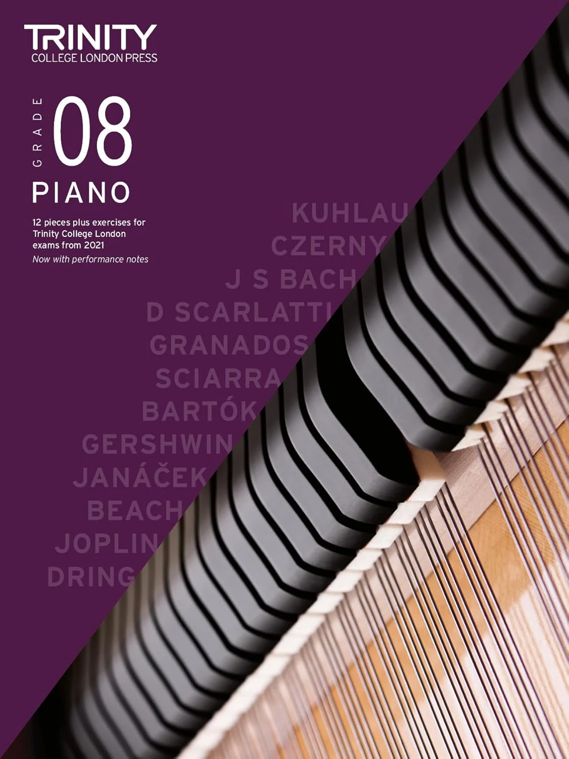 Trinity Piano Exam Pieces Plus Exercises from 2021–2023: Grade 8 – Extended Edition