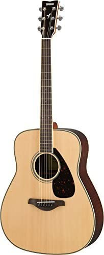 Yamaha FG830 Dreadnought Natural Acoustic Guitar