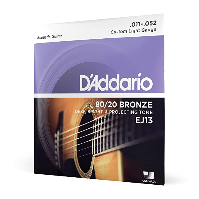 D Addario EJ13 12-53 Extra Light Acoustic Guitar Strings