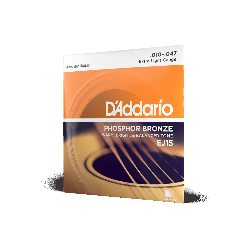 D Addario EJ15 10-47 Extra Light Acoustic Guitar Strings