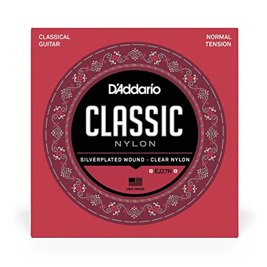 D Addario EJ27N Normal Tension Nylon Student Classical Strings