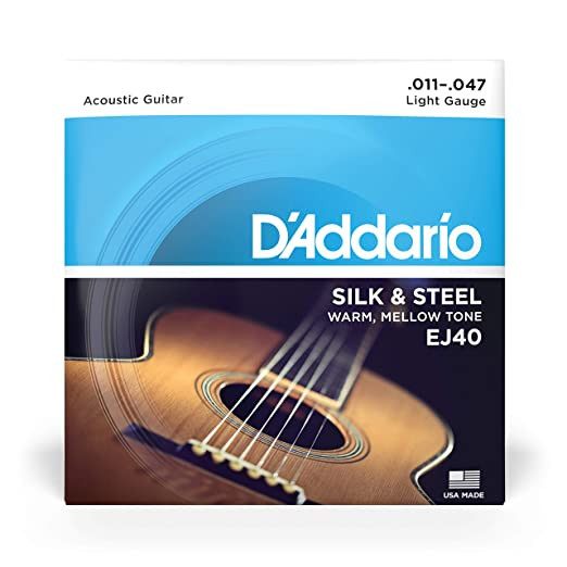 D Addario EJ40 11-47 Light Acoustic Guitar Strings