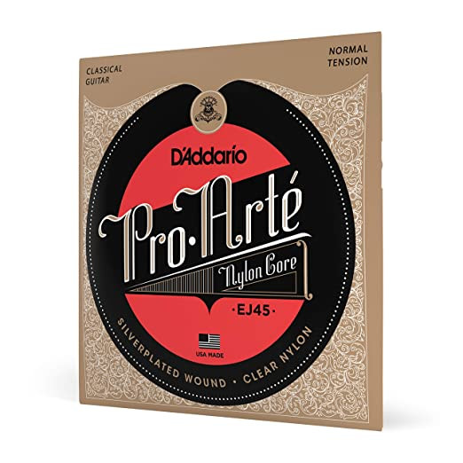 D Addario EJ45 Normal Tension Nylon Classical Guitar Strings