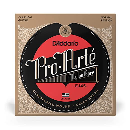 D Addario EJ45 Normal Tension Nylon Classical Guitar Strings