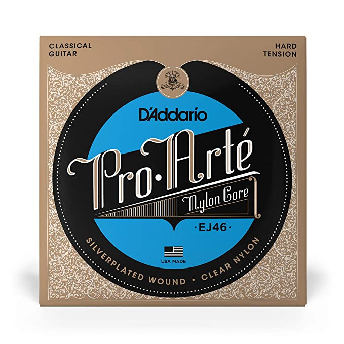 D Addario EJ46 Hard Tension Nylon Classical Guitar Strings