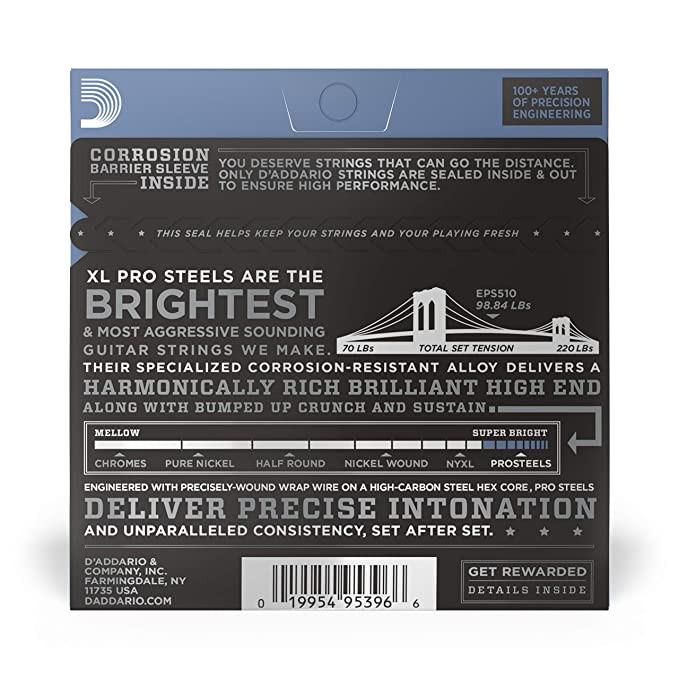 D Addario EPS510 10-46 Regular Light Electric Guitar Strings