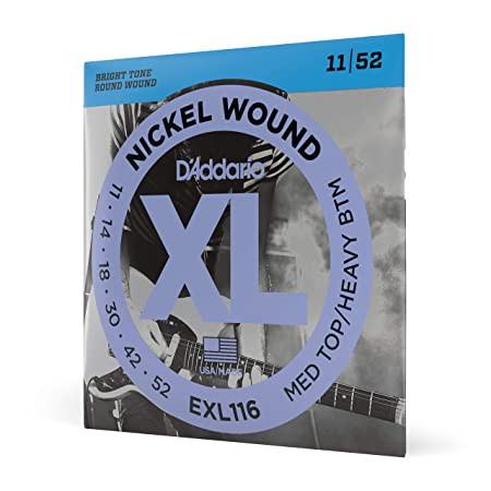 D Addario EXL116 11-52 Medium Top/Heavy Bottom Electric Guitar Strings