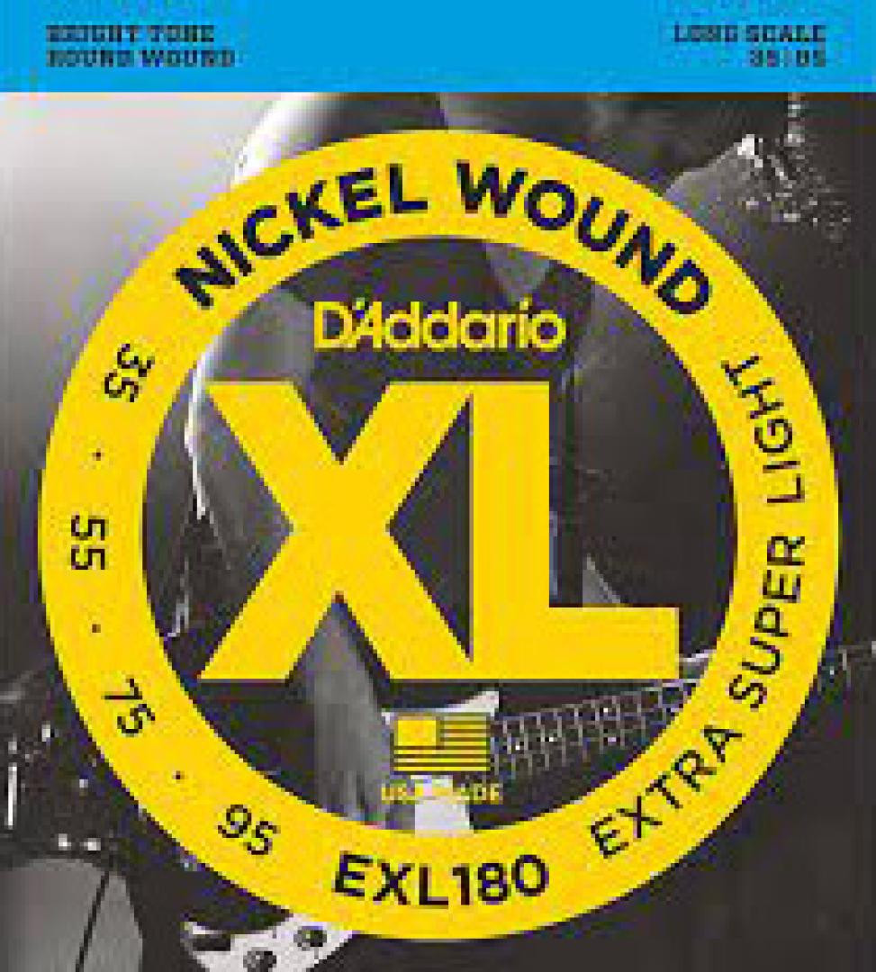 D Addario EXL180 -35-95 Extra Super Light Long Scale Bass Strings