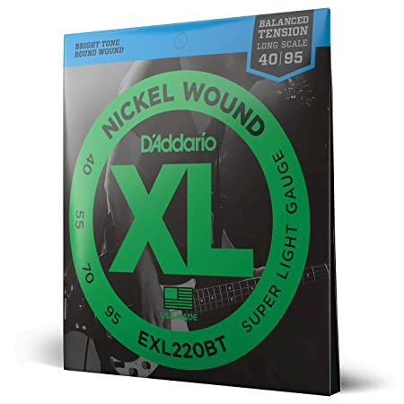 D Addario EXL220BT 40-95 Balanced Tension Super Light / Long Scale Set