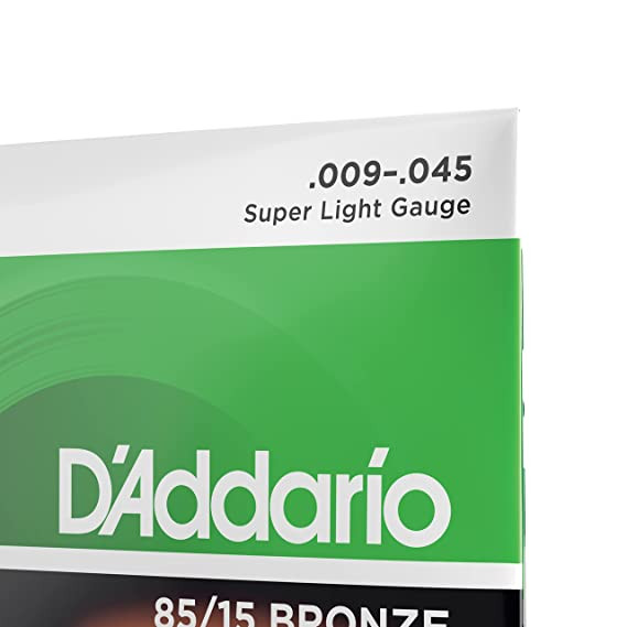 D'Addario EZ890 Bronze Superlight Acoustic Guitar Strings