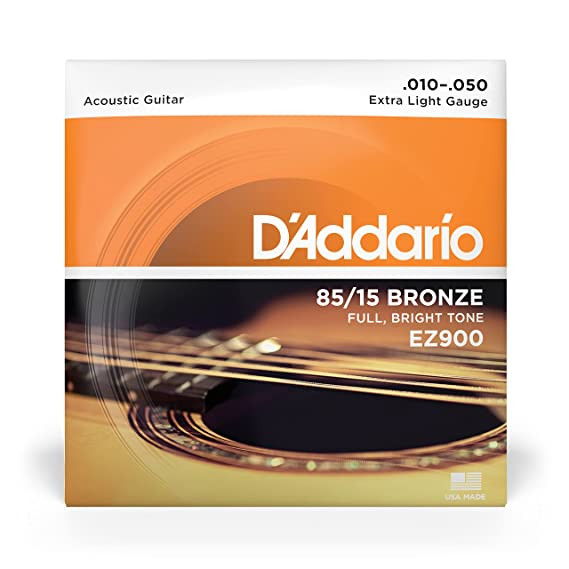 D'Addario EZ900 85/15 Bronze Great American Extra Light Acoustic Guitar Strings