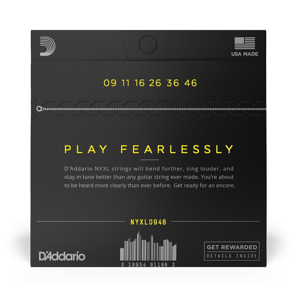 D Addario NYXL0946 09-46 Super Light Top/Regular Bottom Electric Guitar Strings