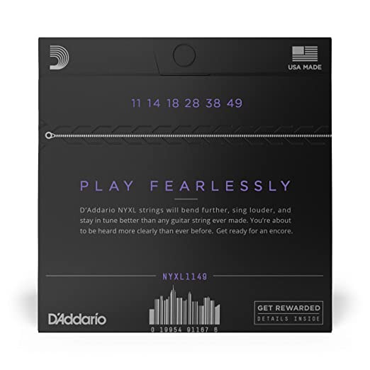 D Addario NYXL1149 11-49 Medium Electric Guitar Strings