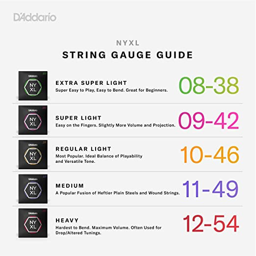 D Addario NYXL1149 11-49 Medium Electric Guitar Strings