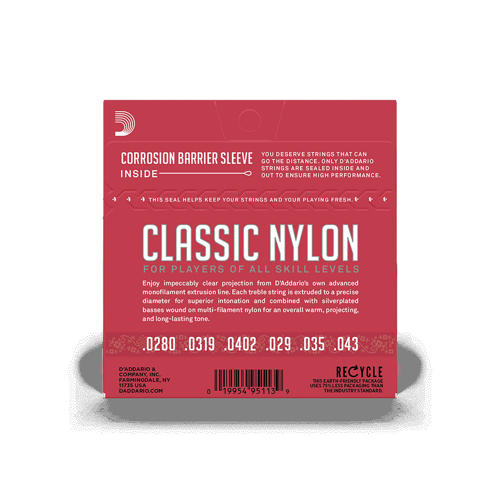 D Addario Student Normal Clear EJ27 Classical Guitar Strings Set