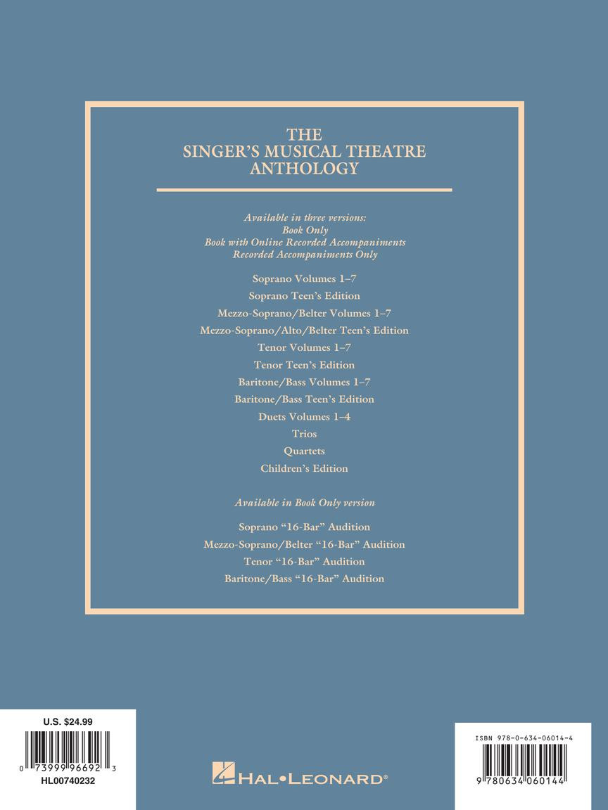 Hal Leonard Examination Book Singers Musical Theatre Anthology  The Mezzo Soprano Better-3