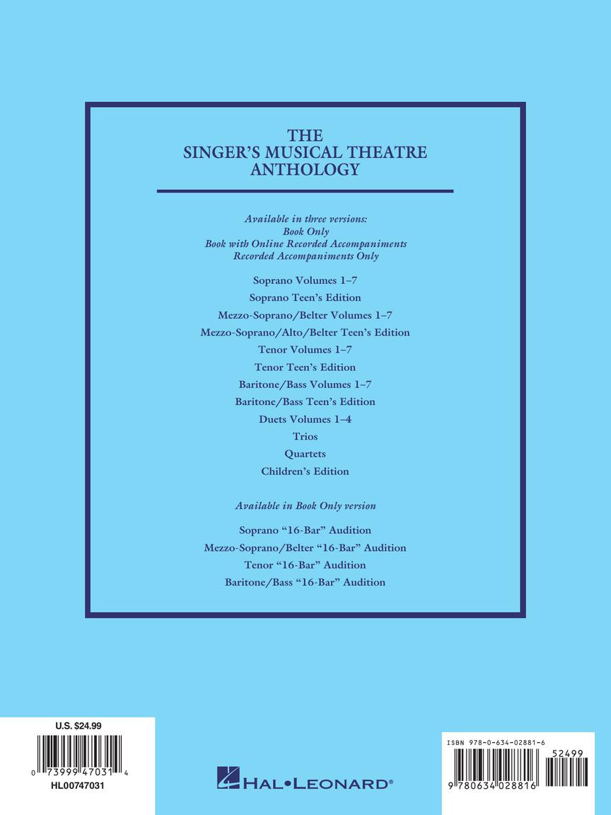 Hal Leonard Examination Book Singers Musical Theatre Anthology The Mezzo Soprano Belter-2
