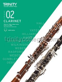 Trinity Examination Book Clarinet Exam Pieces from 2023 Grade 2 (Instrumental Solo)